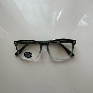 Chico's green  and gray Glasses size +2